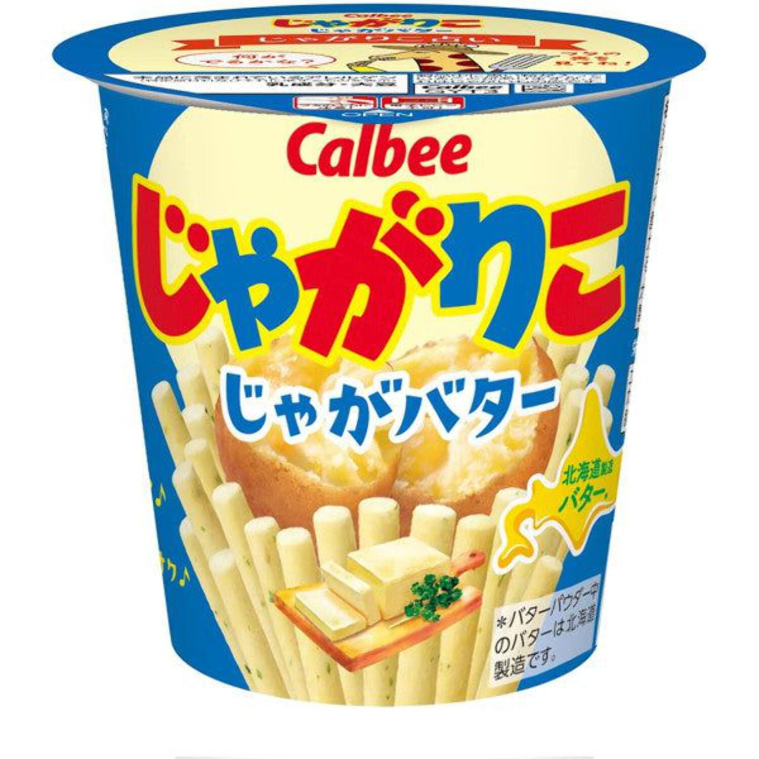 Calbee Jagariko Jaga Butter 55g Savory Butter Bliss in a Crunchy Stick -Tokyo Snack Land