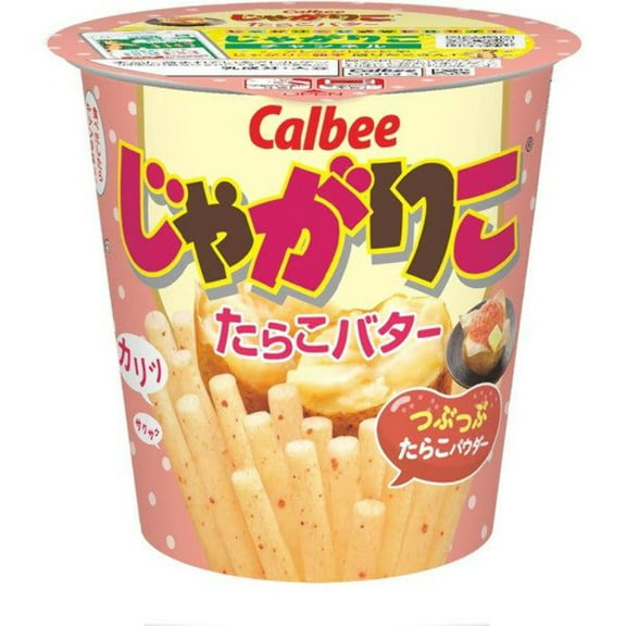 Calbee Jagariko Tarako Butter 52g A Crunchy Symphony of Seafood and Creaminess -Tokyo Snack Land