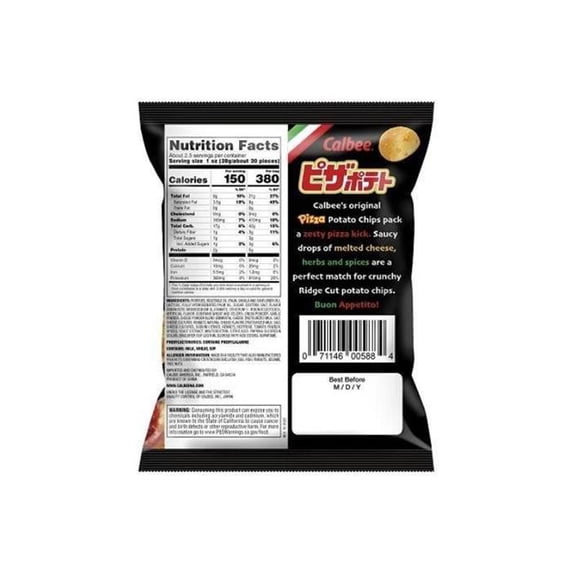 Calbee Potato Chips Pizza