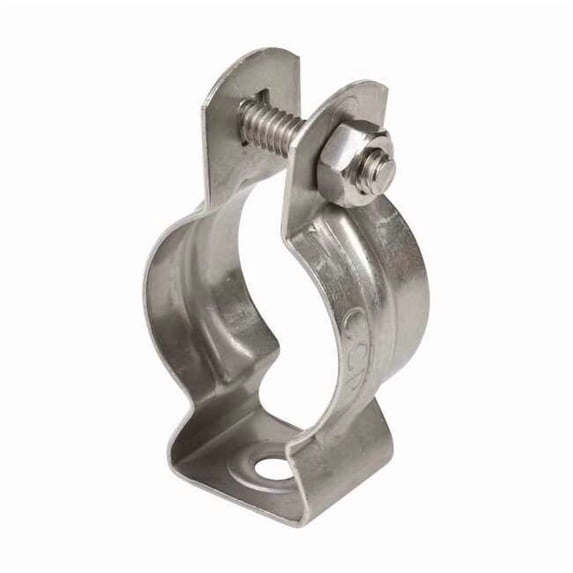 Hanger, Conduit; Pipe Use, 1 in, Stainless Steel, Polished Brite