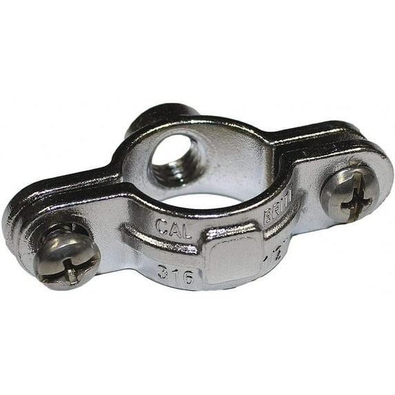 Clamp, Conduit; Pipe Use, 1 in, 316 Stainless Steel, Polished Brite S61000SP00