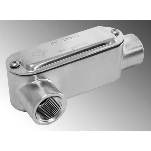 Conduit Outlet Body w/Cover,1 In. S61000LR00