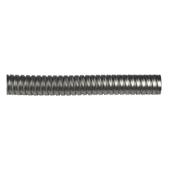 Flexible Metallic Conduit, 3/4 in Trade Size, 25 ft, Stainless Steel, Polished S60700CTFX