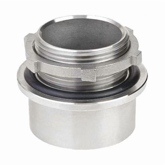 IMC Grounding Hub, 1 in, Threaded, 316 Stainless Steel, Polished, Silver S61000LT00