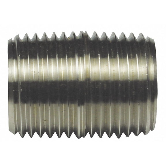 Calbrite Nipple,SS,Overall L 2 1/2in