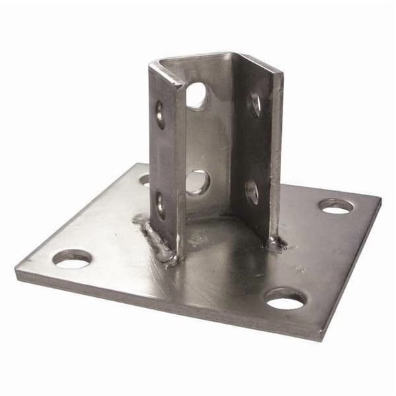 Calbrite Post Base for 1-5/8 in Strut,304 SS S45800PB00