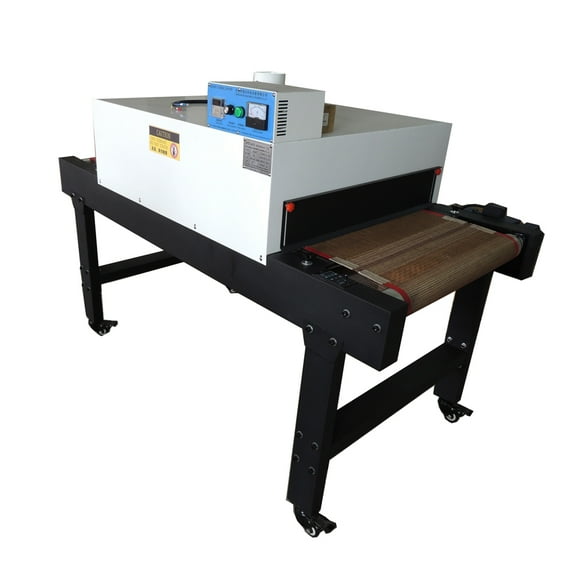 Calca T-shirt Conveyor Tunnel Dryer for Screen Printing 5.9ft. Long x 25.6" Belt 220V 4800W