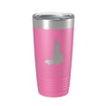 thumbnail image 1 of Calcasieu Lake Map Tumbler Travel Mug Insulated Laser Engraved Coffee Cup Louisiana 20 oz Pink, 1 of 1