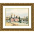 thumbnail image 1 of Calcasola, Stephen 18x15 Gold Ornate Wood Framed with Double Matting Museum Art Print Titled - Flemings in Suffield Connecticut, 1 of 4