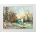 thumbnail image 1 of Calcasola, Stephen 24x19 White Modern Wood Framed Museum Art Print Titled - Back Road Bungalow, 1 of 4