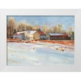 thumbnail image 1 of Calcasola, Stephen 24x19 White Modern Wood Framed Museum Art Print Titled - Winter Farm, 1 of 4