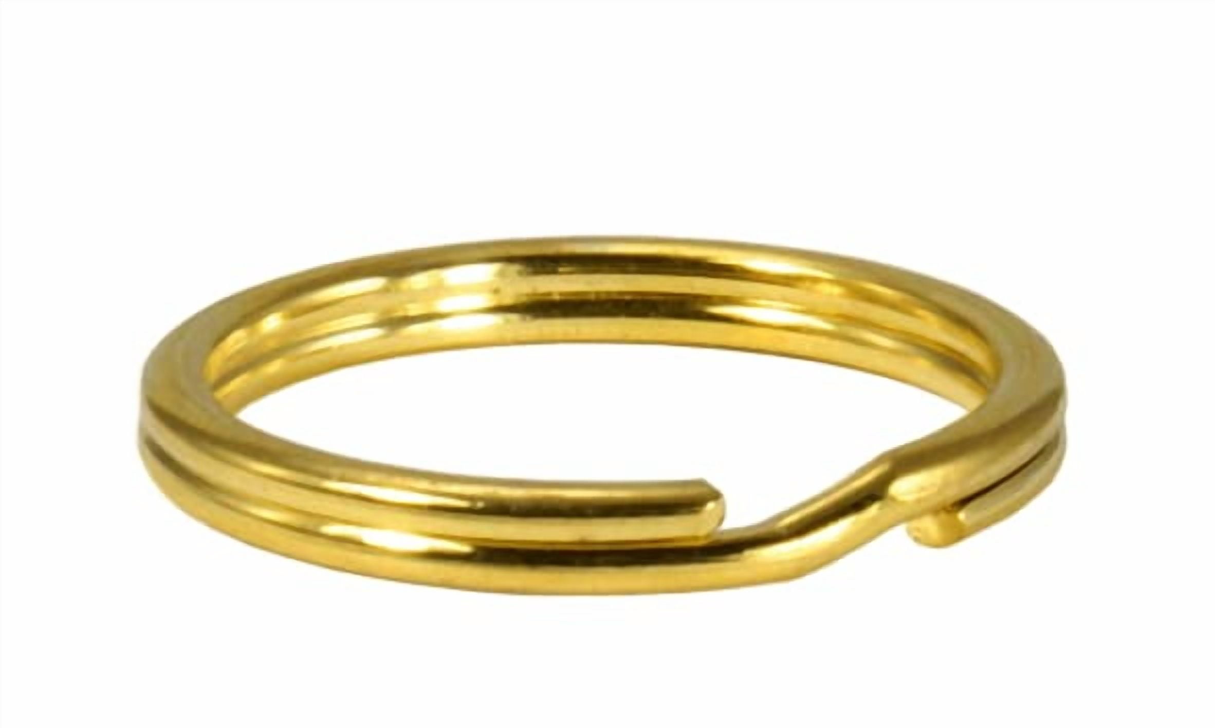 Calcastle Craft Gold Split Ring for Jewelry Fit or Keychain 10mm ...