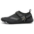 thumbnail image 1 of Calceus Casual Mens Womens Flats Water Shoes Pool Beach Swim Slip-On Creek Diving Shoes Black 7, 1 of 6