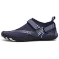 thumbnail image 1 of Calceus Casual Mens Womens Flats Water Shoes Pool Beach Swim Slip-On Creek Diving Shoes Blue 9.5, 1 of 6