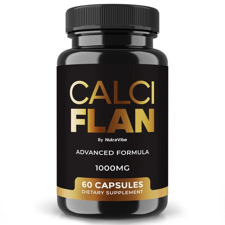 Calci Flan Capsules – Natural Joint Support Formula for Flexibility, Mobility & Confidence in Movement | Daily Formula for Comfort, Recovery & Active Lifestyle (60 Capsules)