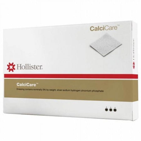 CalciCare Calcium Alginate Dressing With Silver ''4 x 4.75 , 10 Count''