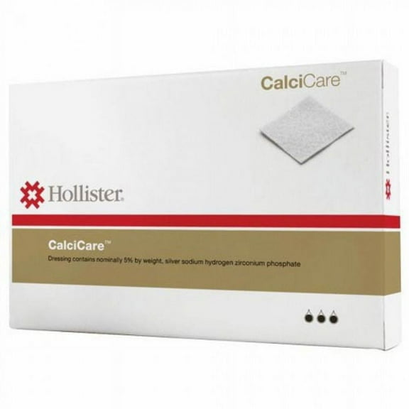 CalciCare Calcium Alginate Dressing With Silver ''4 x 4.75 , 10 Count''