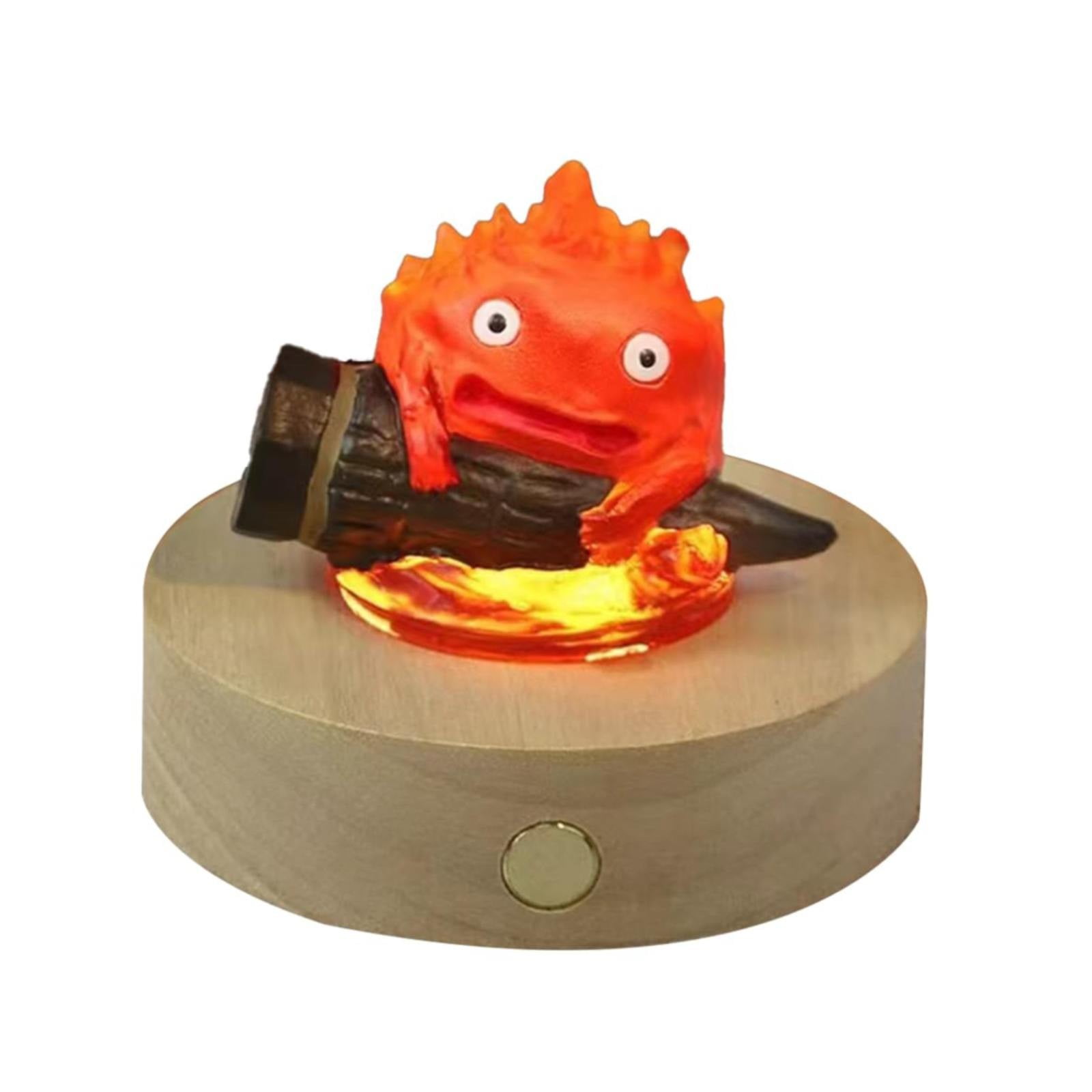 Calcifer Night Light Calcifer Lamp Calcifer Light Calcifer Resin Statue ...