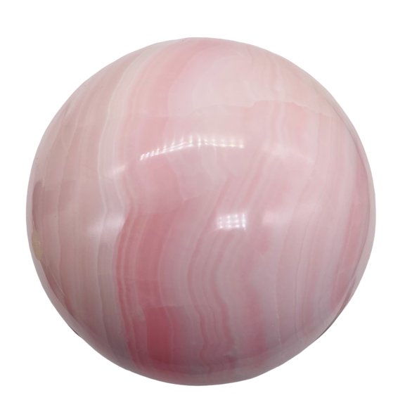 Calcite 956g ( 2.1 lb) Sphere | 89mm (3.5") | Pink | 1 Display Specimen |