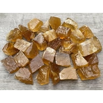 Calcite Rough Natural Stones, Raw Calcite Crystals (Honey Calcite, 0.25 Pound)