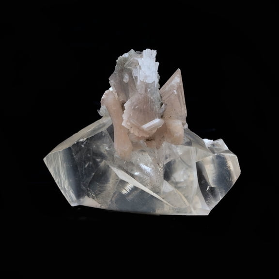 Calcite With Stilbite and Green Heulandite // 175 Grams