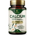 Calcium 1200 mg with Vitamin D3, Dietary Supplement for Bone and Teeth