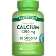 thumbnail image 1 of Calcium 1200mg with Vitamin D3 5000 IU | 60 Softgels | from Calcium Carbonate | by Nature's Truth, 1 of 7