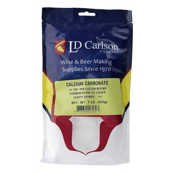Homebrew Calcium Carbonate, 1.0 lb (454.0 g)