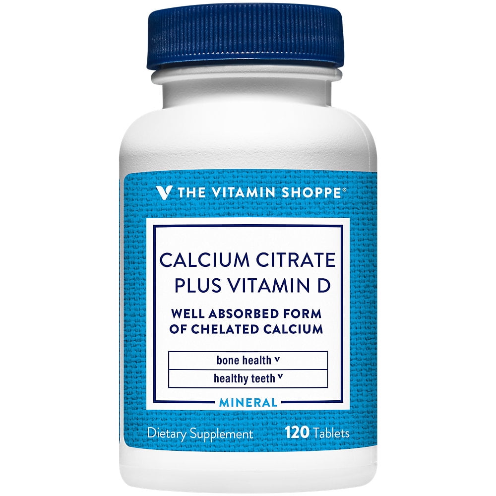 Calcium Citrate with 400IU Vitamin D Mineral Essential for Healthy