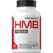 Calcium HMB Supplement 750 mg | 90 Capsules | by Piping Rock