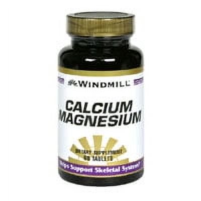 Calcium Magnesium Tablets By Windmill - 60 Ea, 6 Pack
