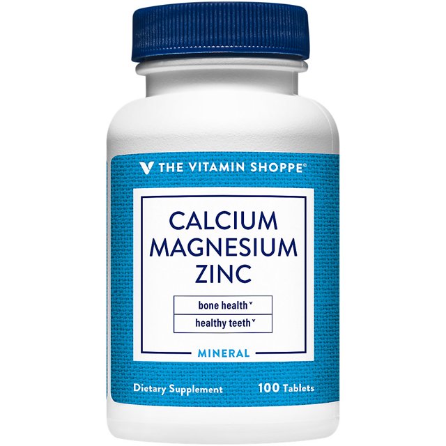 Calcium, Magnesium, & Zinc with Vitamin D Supports Healthy Bones