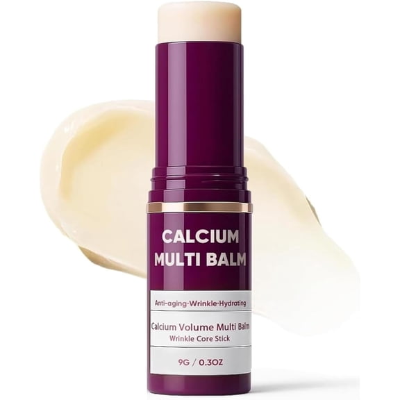 Calcium Multi Balm, Wrinkle Core Stick, Anti Aging Firming Skincare Stick, Collagen Moisturing Stick, Hydrating Skin, Suitable For Eyes, Face, Neck