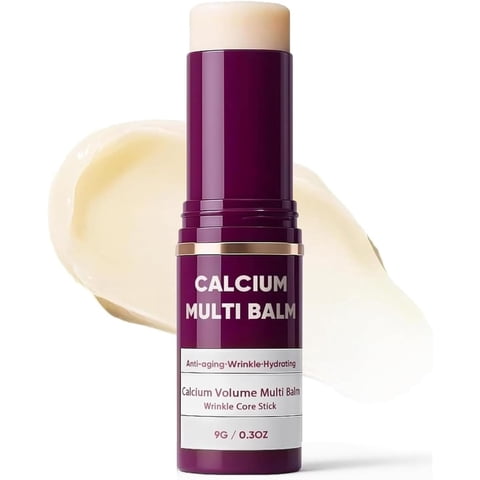 Calcium Multi Balm, Wrinkle Core Stick, Anti Aging Firming Skincare Stick, Collagen Moisturing Stick, Hydrating Skin, Suitable For Eyes, Face, Neck
