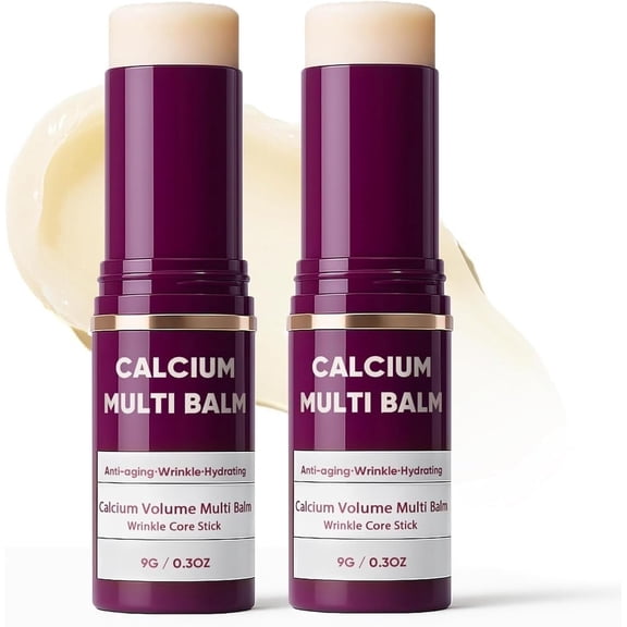 Calcium Multi Balm, Wrinkle Core Stick, Anti Aging Firming Skincare Stick, Collagen Moisturing Stick, Hydrating Skin, Suitable For Eyes, Face, Neck