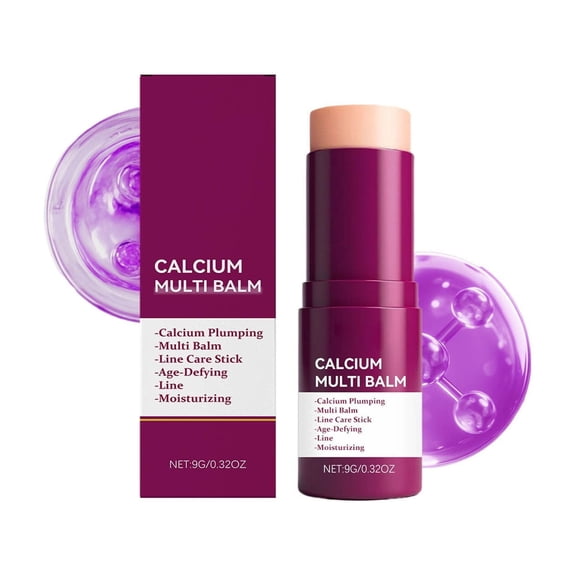Calcium Volume Multi Balm, Calcium Balm Stick, Collagen All-in-One Moisturing Stick, 2026 Upgraded Wrinkle Core Sticks, Anti-aging Skin Care Stick for Eyes, Neck, Face, 9g