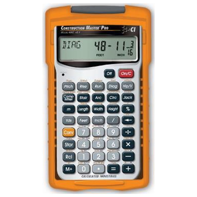 Calculated Industries 4065 Master Pro Construction Calculator