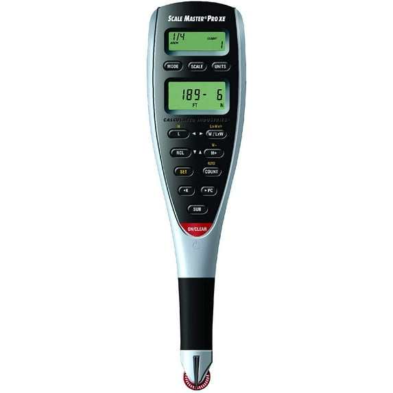 Calculated Industries 6135 Scale Master Pro XE Advanced Digital Plan Measure for Plan Takeoffs on Printed Blueprints 91 US Imperial and Metric Scales 10 Custom Scales for Out of Scale Plans