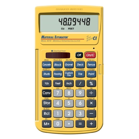 Calculated Industries Material Estimator Calculator