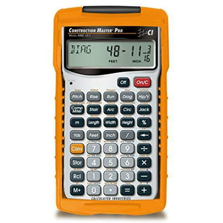 Calculated Industries Construction Master Pro Advanced Construction Math Calculator 4065