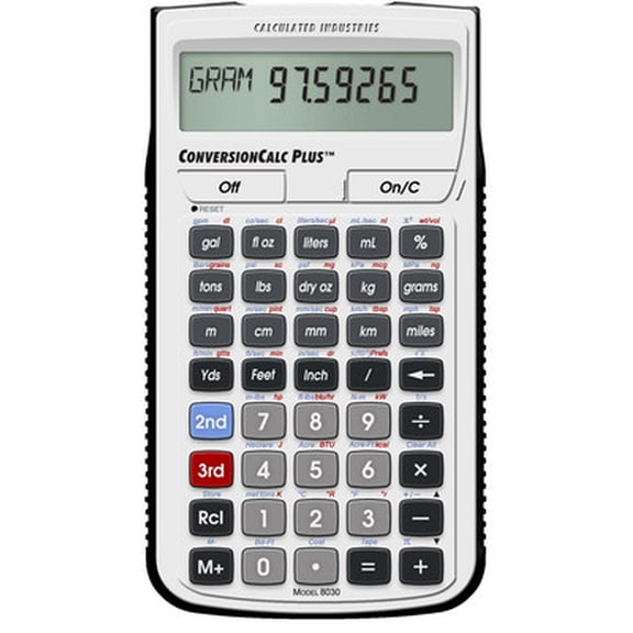 Calculated Industries ConversionCalc Plus 8030 Metric Conversion Calculator