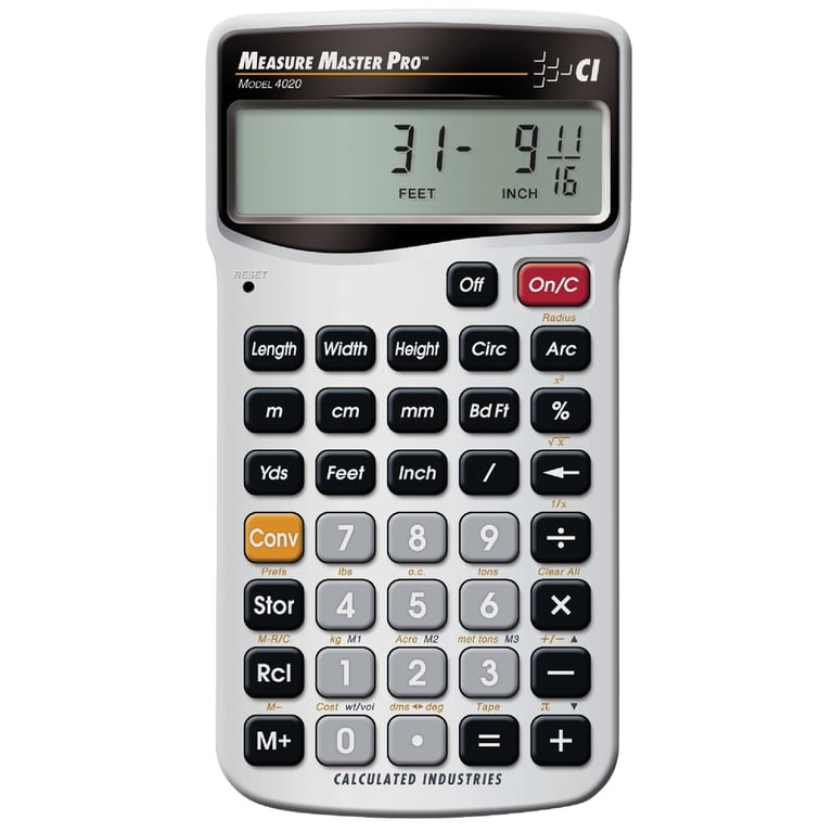 Calculated Industries Measure Master Pro Measurement Conversion
