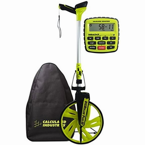 Calculated Industries Measuring Wheel,Digital,12-1/2" Dia. 6575