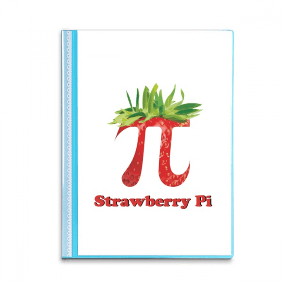 Calculating Mathematical Pi Strawberry Book Sheet Protectors Portfolio Binder Folder