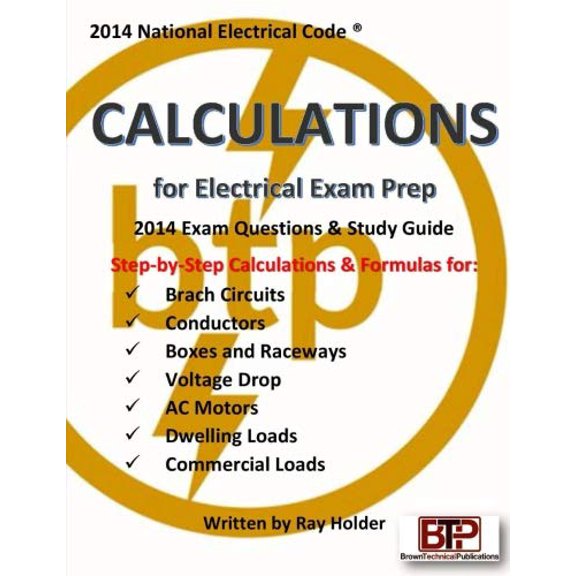 Pre-Owned Calculations for Electrical Exam Prep 2014 Paperback