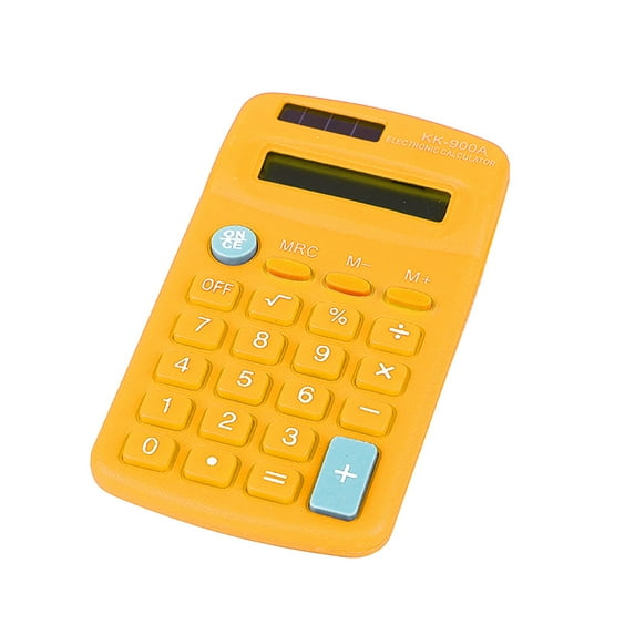 Calculator, Basic Small Battery Operated, Large Display Four Function, Auto Powered Handheld Calculator
