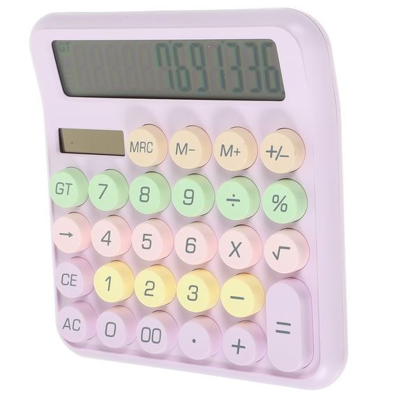 ifundom simple calculator Calculator Plastic Purple Students School 1Pcs
