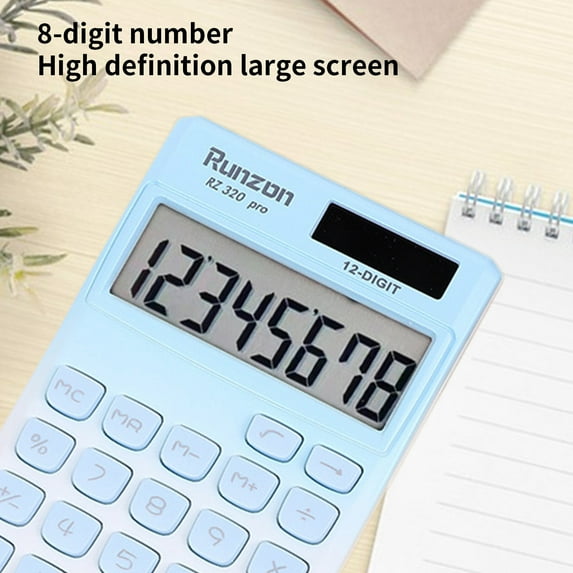 Calculator Graphing Calculator Solar Powered Calculator Large Display And Buttons Sensitive Big Buttons and Standard Function For Office School Home And Business Use