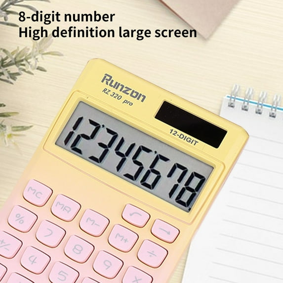 Calculator Graphing Calculator Solar Powered Calculator Large Display And Buttons Sensitive Big Buttons and Standard Function For Office School Home And Business Use