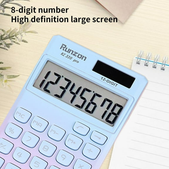 Calculator Graphing Calculator Solar Powered Calculator Large Display And Buttons Sensitive Big Buttons and Standard Function For Office School Home And Business Use